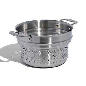 New MADE IN Stainless Steel Pasta Insert Pasta Strainer